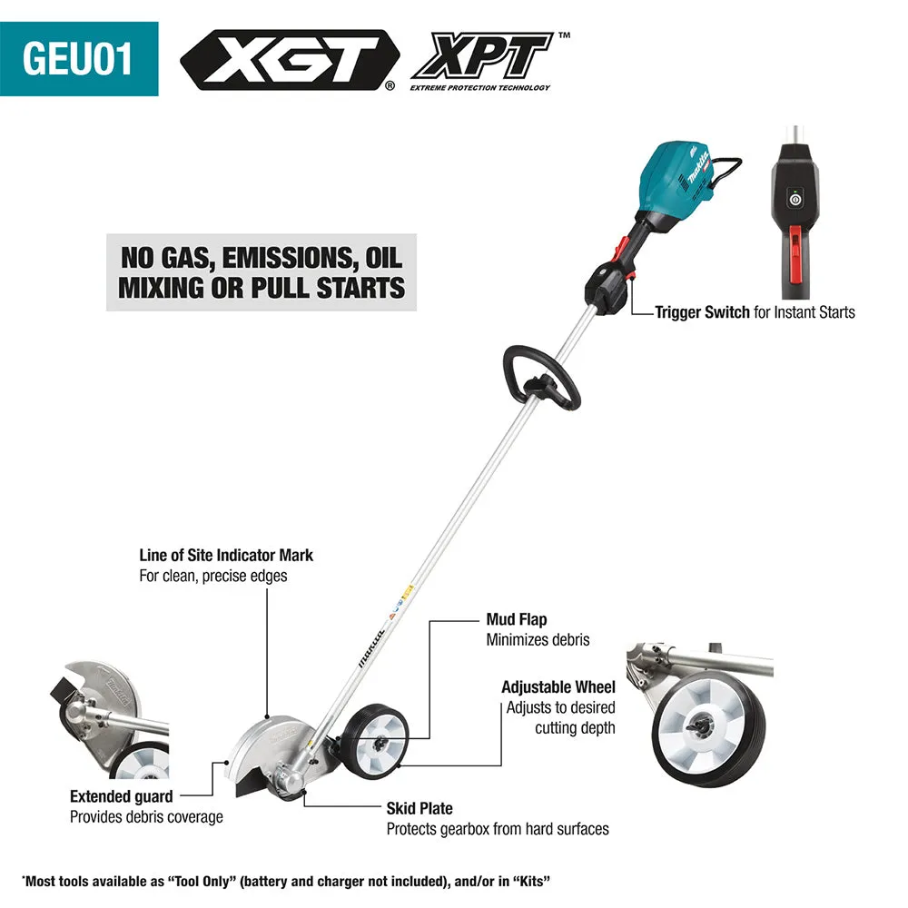 Makita GEU01Z 40V max XGT Brushless Cordless Edger - Bare Tool