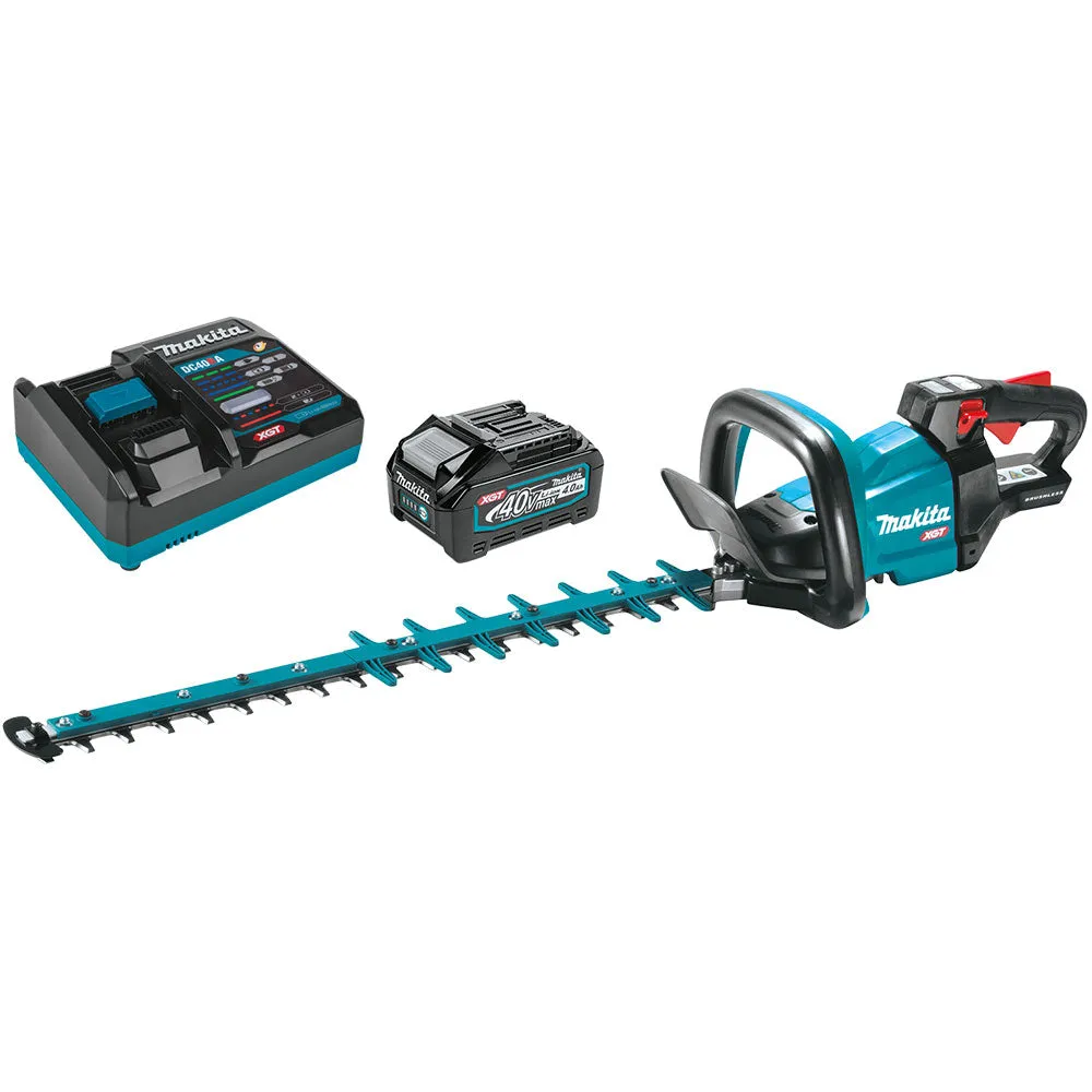 Makita GHU02M1 40V XGT 24" Brushless Cordless Hedge Trimmer Kit w/ 4.0AH Battery