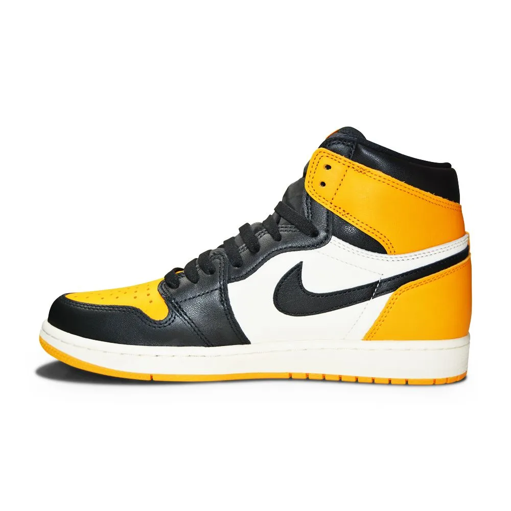 Mens Nike Air Jordan 1 Retro  High OG "Taxi" - 555088 711 -Taxi Black Sail