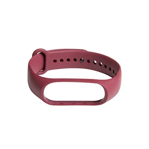 Mi Smart Band 4 (Black)   Additional Strap (Red)