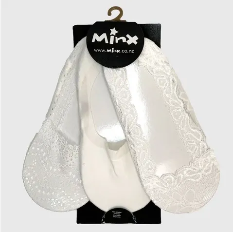 Minx 3 PK Sockettes - Starter Pack White