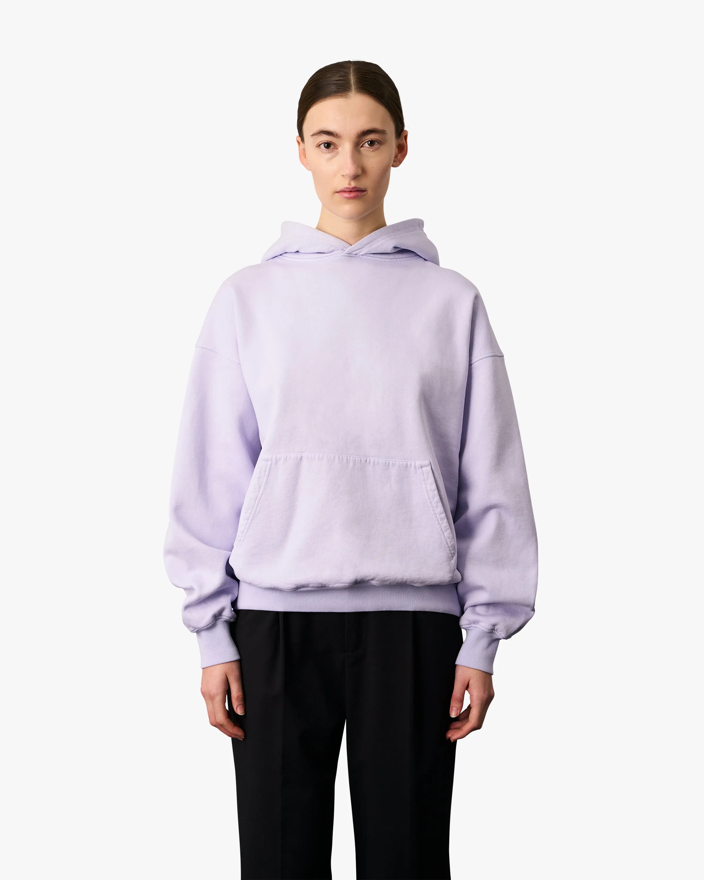 Organic Oversized Hood - Storm Grey