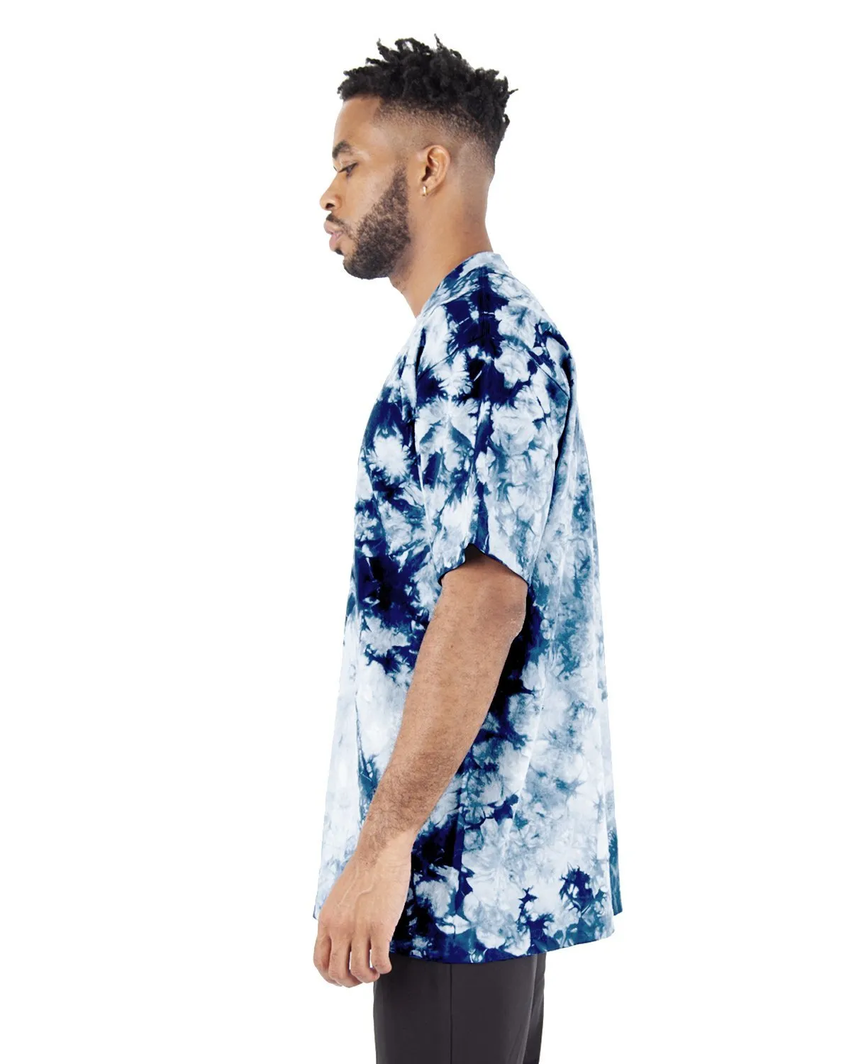 OZ MAX HEAVYWEIGHT TIE DYE - NAVY WHITE