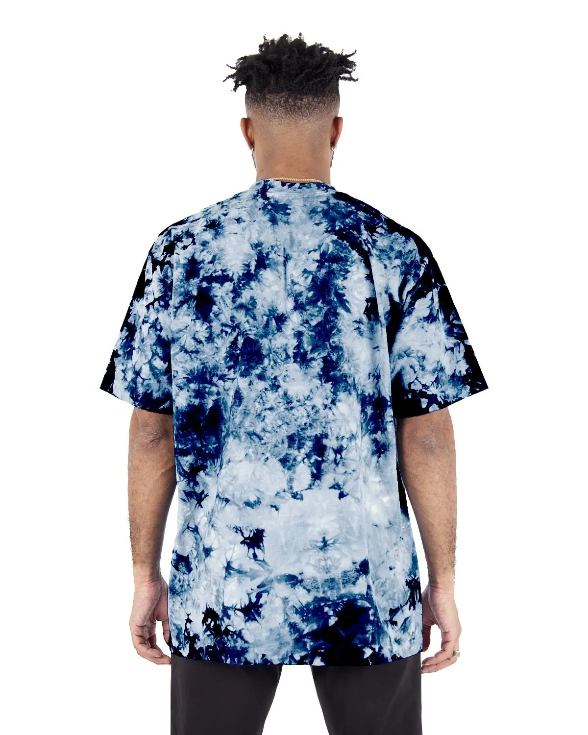 OZ MAX HEAVYWEIGHT TIE DYE - NAVY WHITE