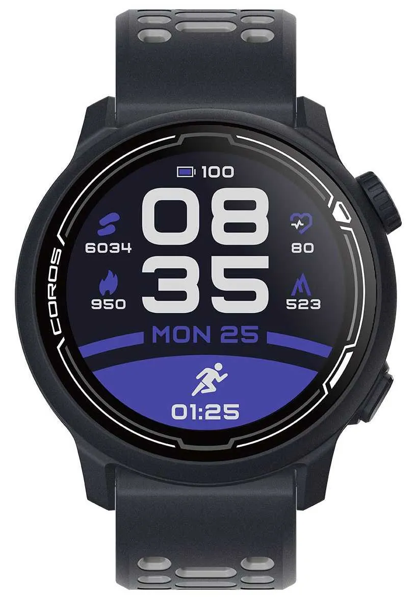 PACE 2 Premium GPS Sport Watch with Silicone Strap