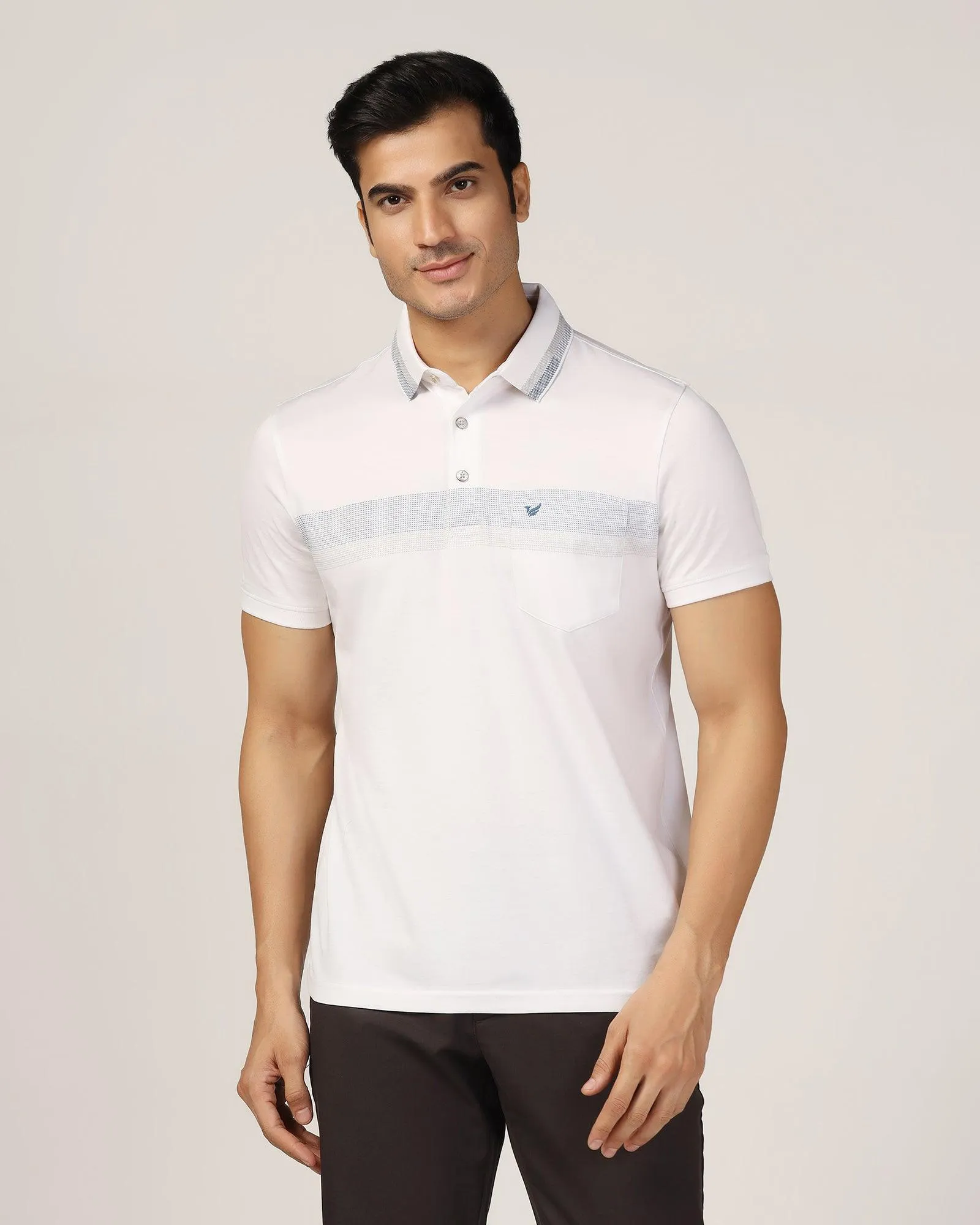 Polo White Stripe T-Shirt - Manny