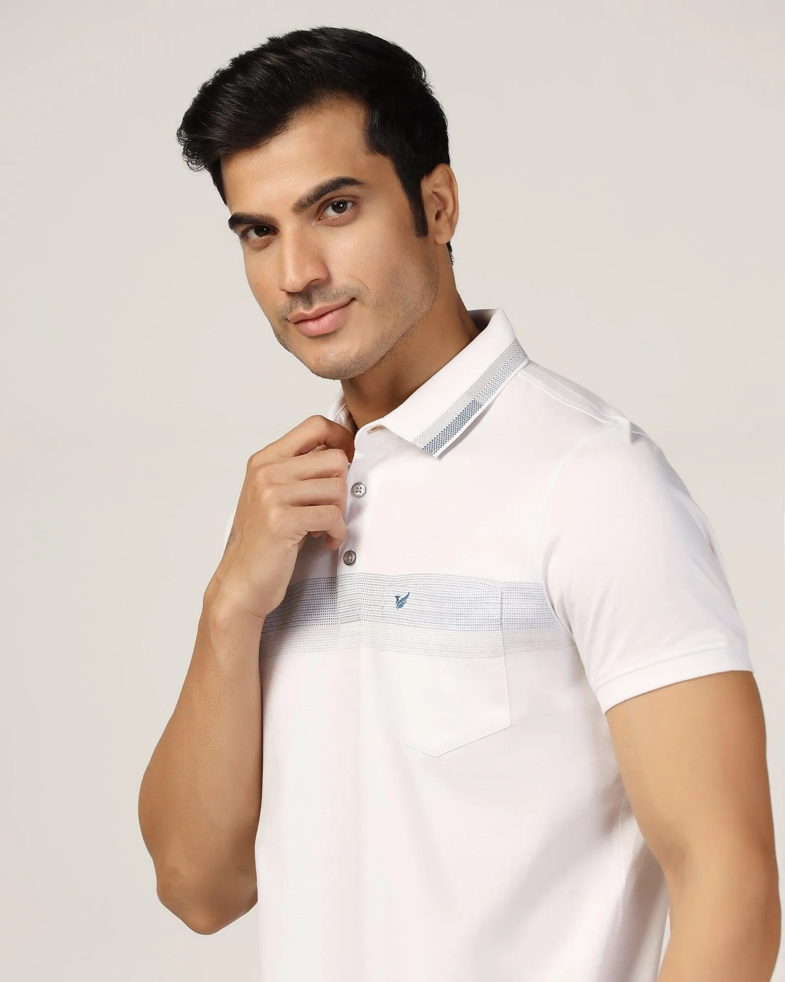 Polo White Stripe T-Shirt - Manny