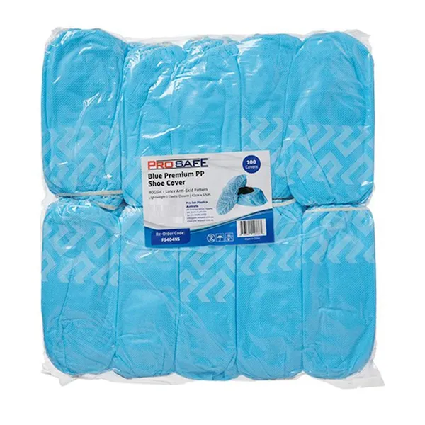 ProSafe Premium Blue PP Shoe Cover - 40gsm Polypropylene