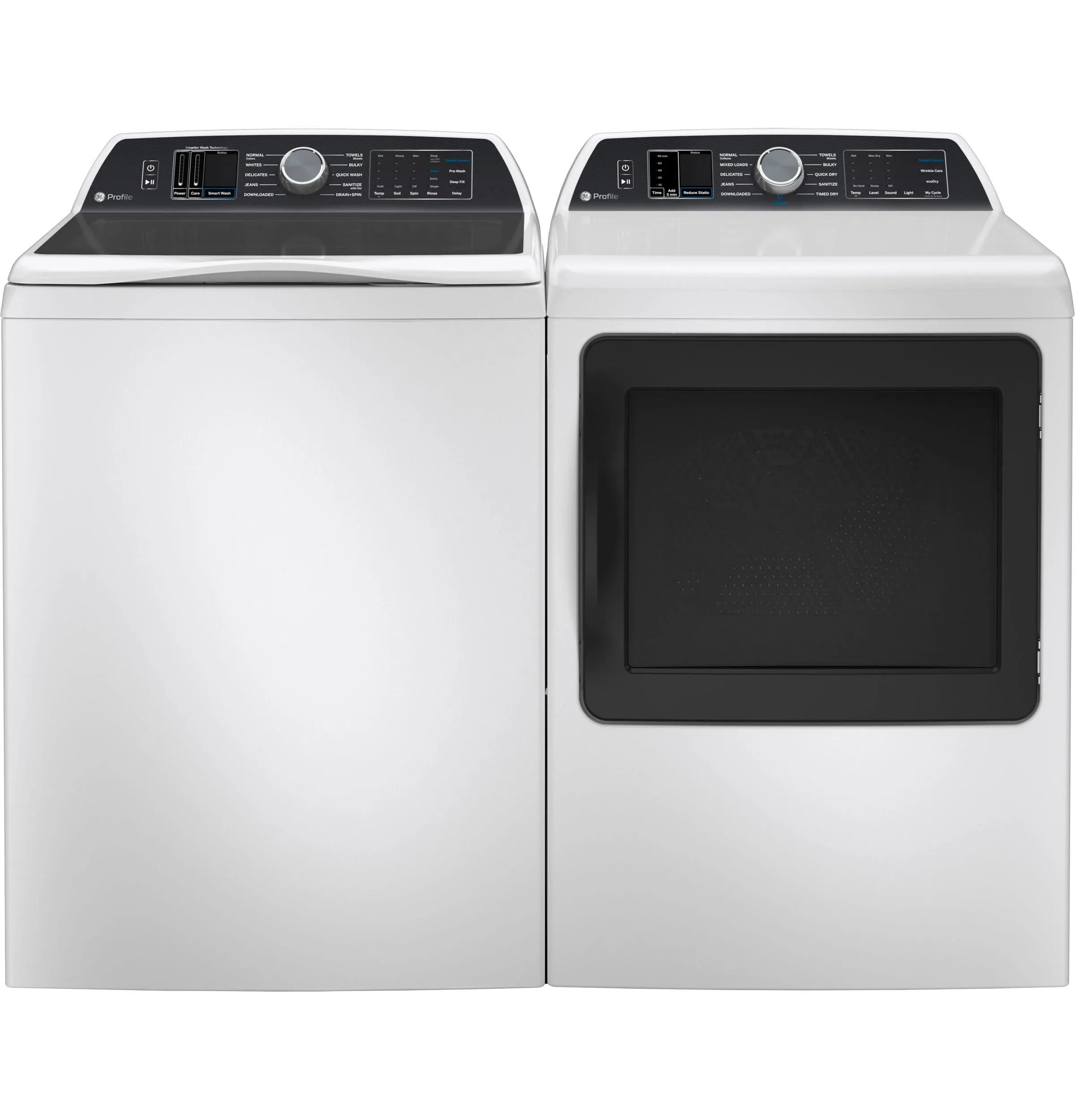 PTW700BSTWS GE Profile™ ENERGY STAR® 5.4 cu. ft. Capacity Washer with Smarter Wash Technology and FlexDispense™