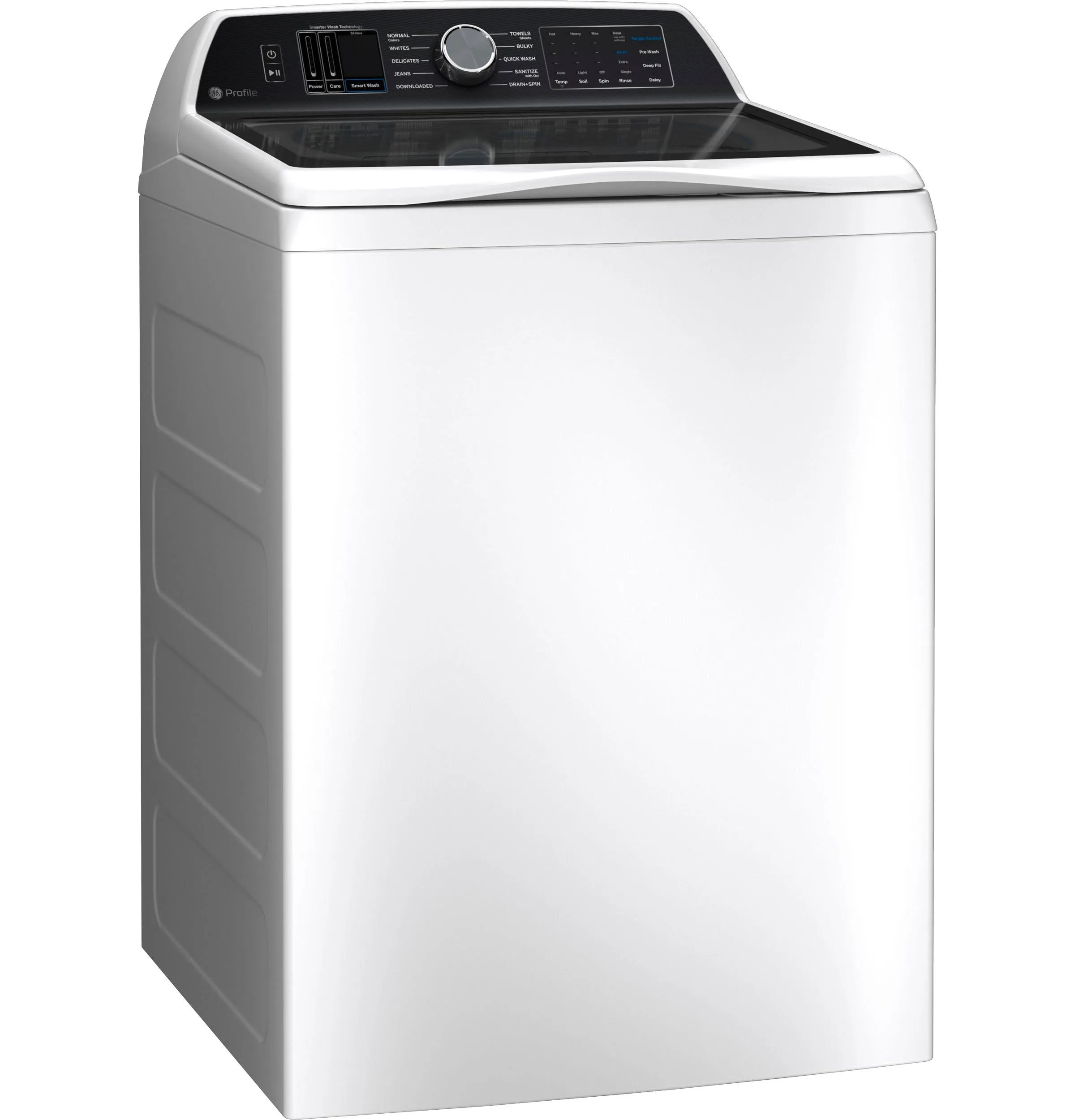 PTW700BSTWS GE Profile™ ENERGY STAR® 5.4 cu. ft. Capacity Washer with Smarter Wash Technology and FlexDispense™