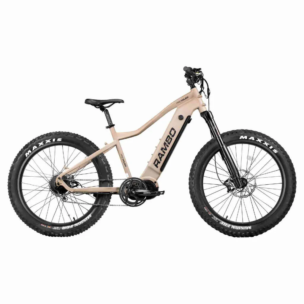 RAMBO The Prowler 1000 XPE 1000W 48V Fat Tire Electric Hunting Bike