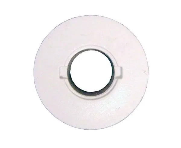 Recessed Adaptors, Reusable, 3/8" Hole, 3/4" Diameter, White - 10 Pack