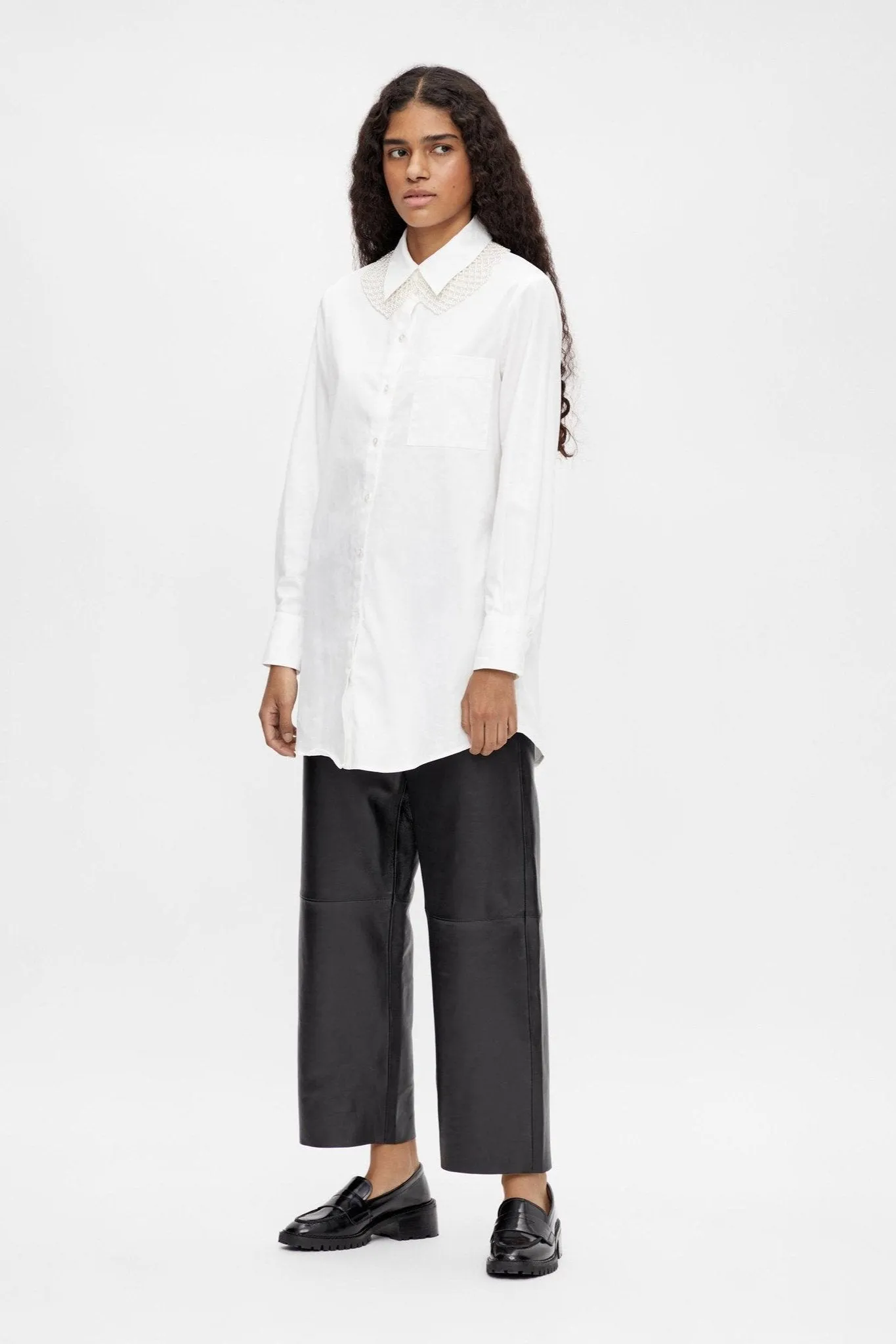 Roxa Long Shirt - White