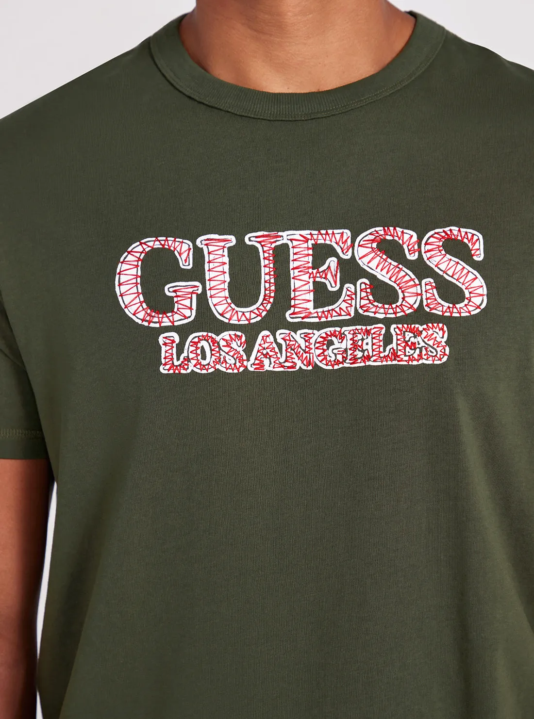 Sage Green L.A. Logo T-Shirt