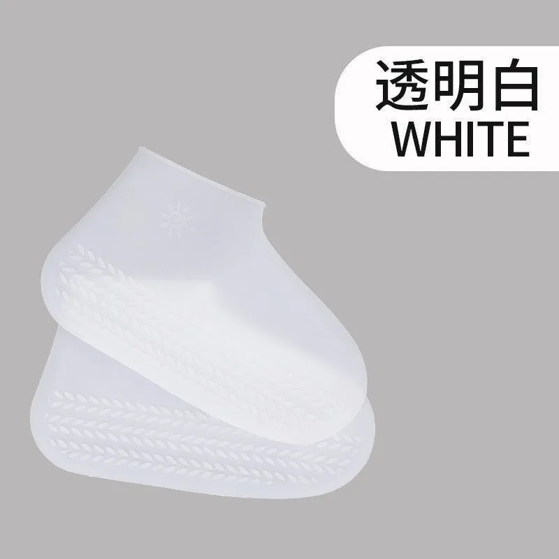 Silicone Waterproof, Anti Slip, Thickened, and Wear-resistant Shoe Covers for Both Men and Women in Rainy Days