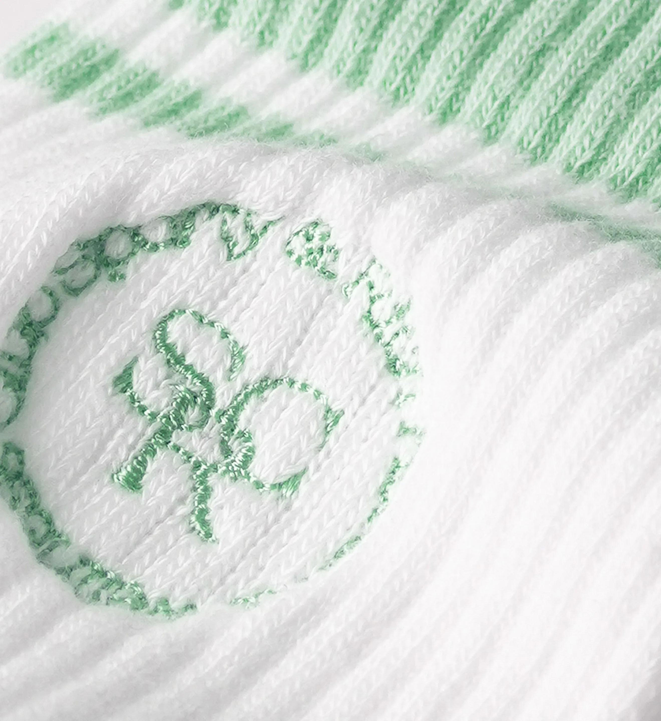 SRHWC Socks - White/Washed Kelly