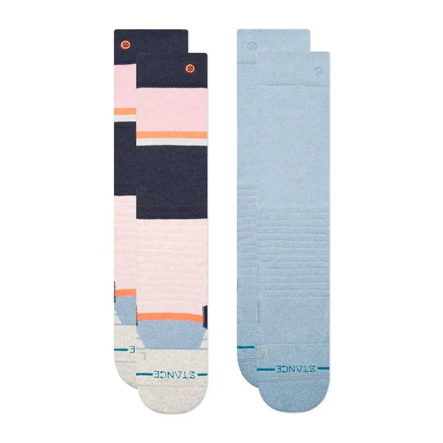 Stance Kid's Powdered 2 Pack Sock Pinkfade 2025