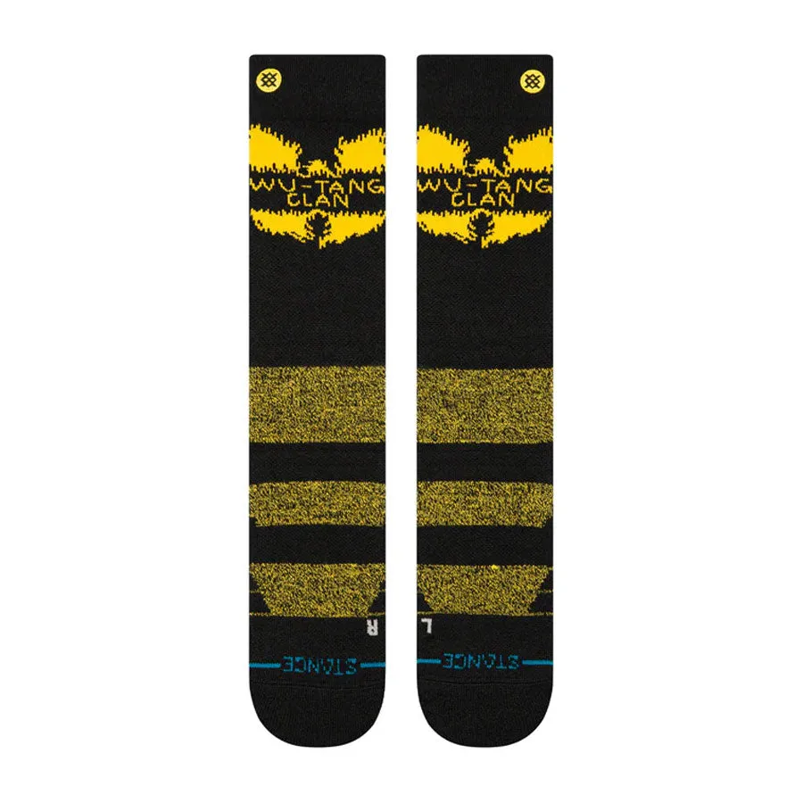 Stance Snow Shaolin Slums Wool Over The Calf Sock Black