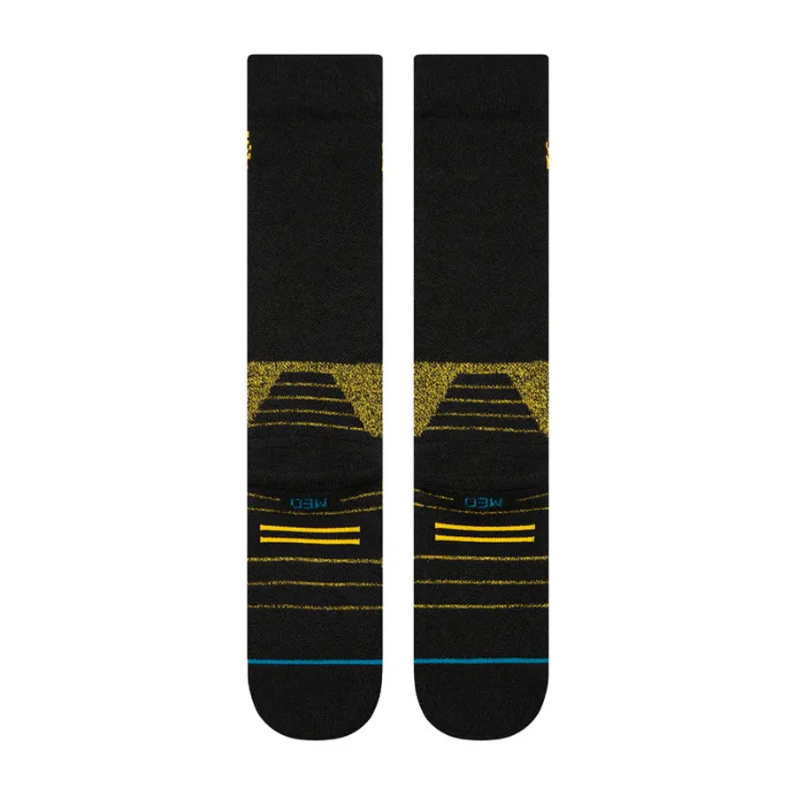 Stance Snow Shaolin Slums Wool Over The Calf Sock Black