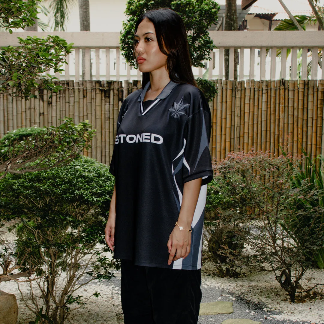 Stoned Classic : Retro UIP Jersey Black Grey