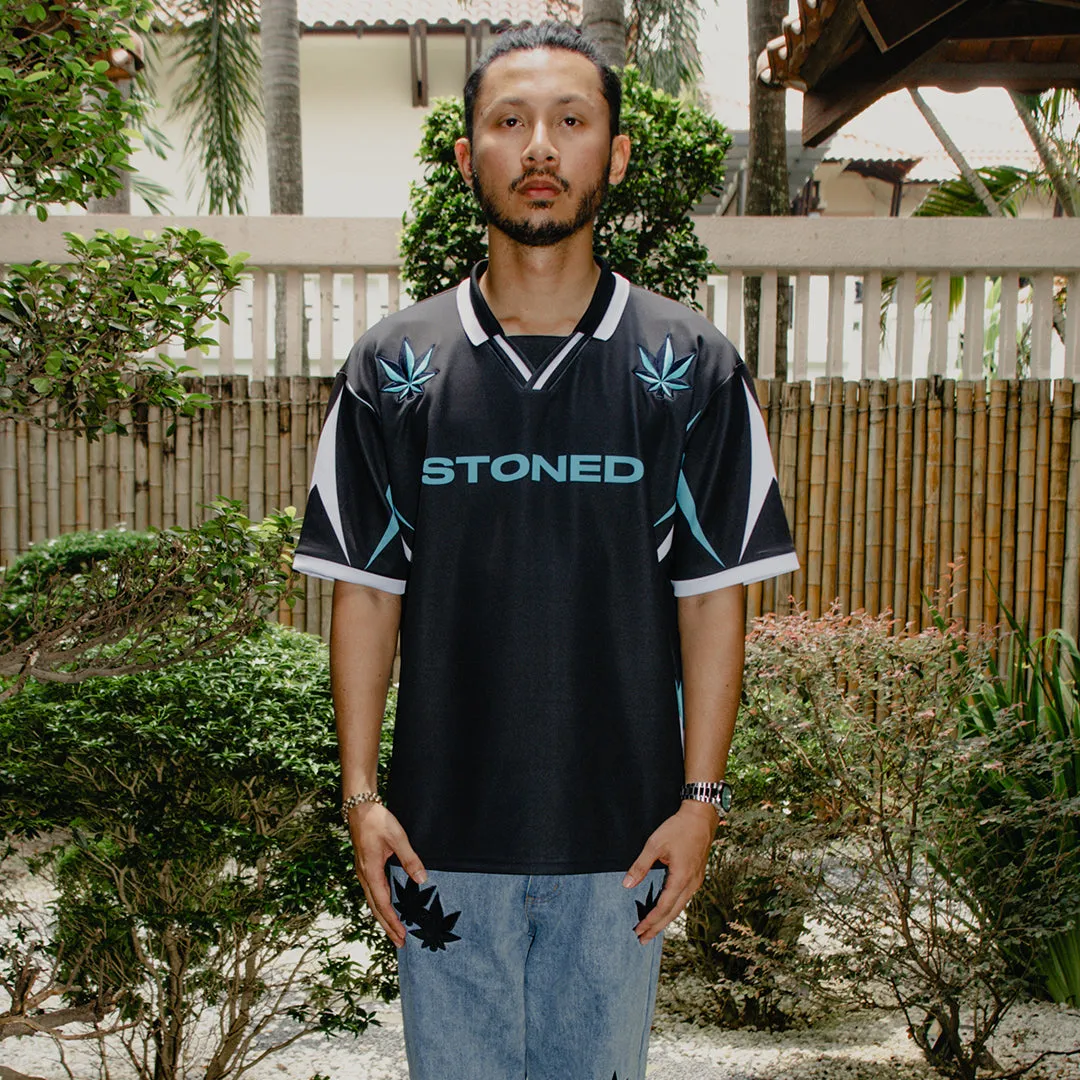 Stoned Classic : Retro UIP Jersey Black Tiffany