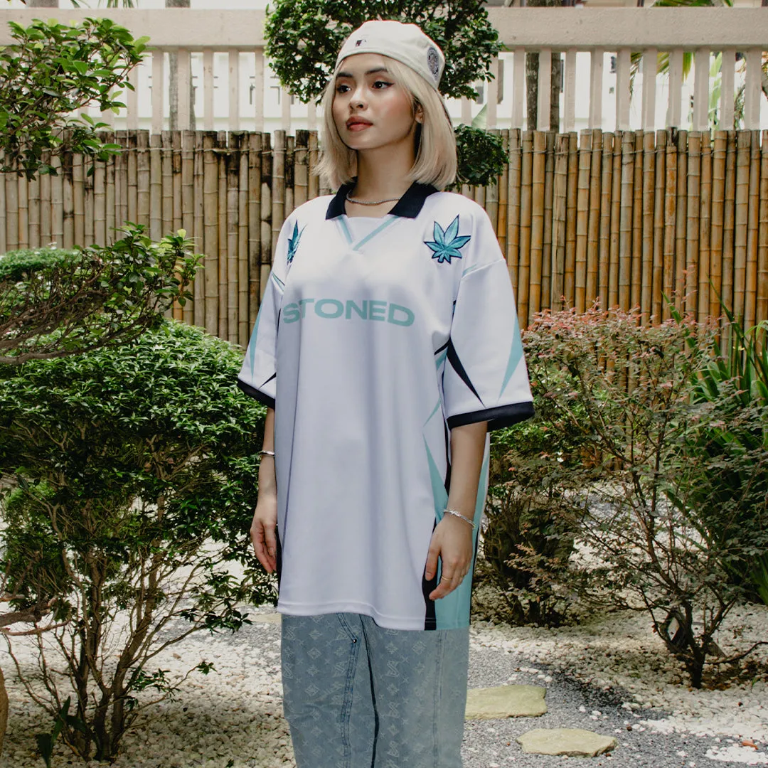 Stoned Classic : Retro UIP Jersey White Tiffany