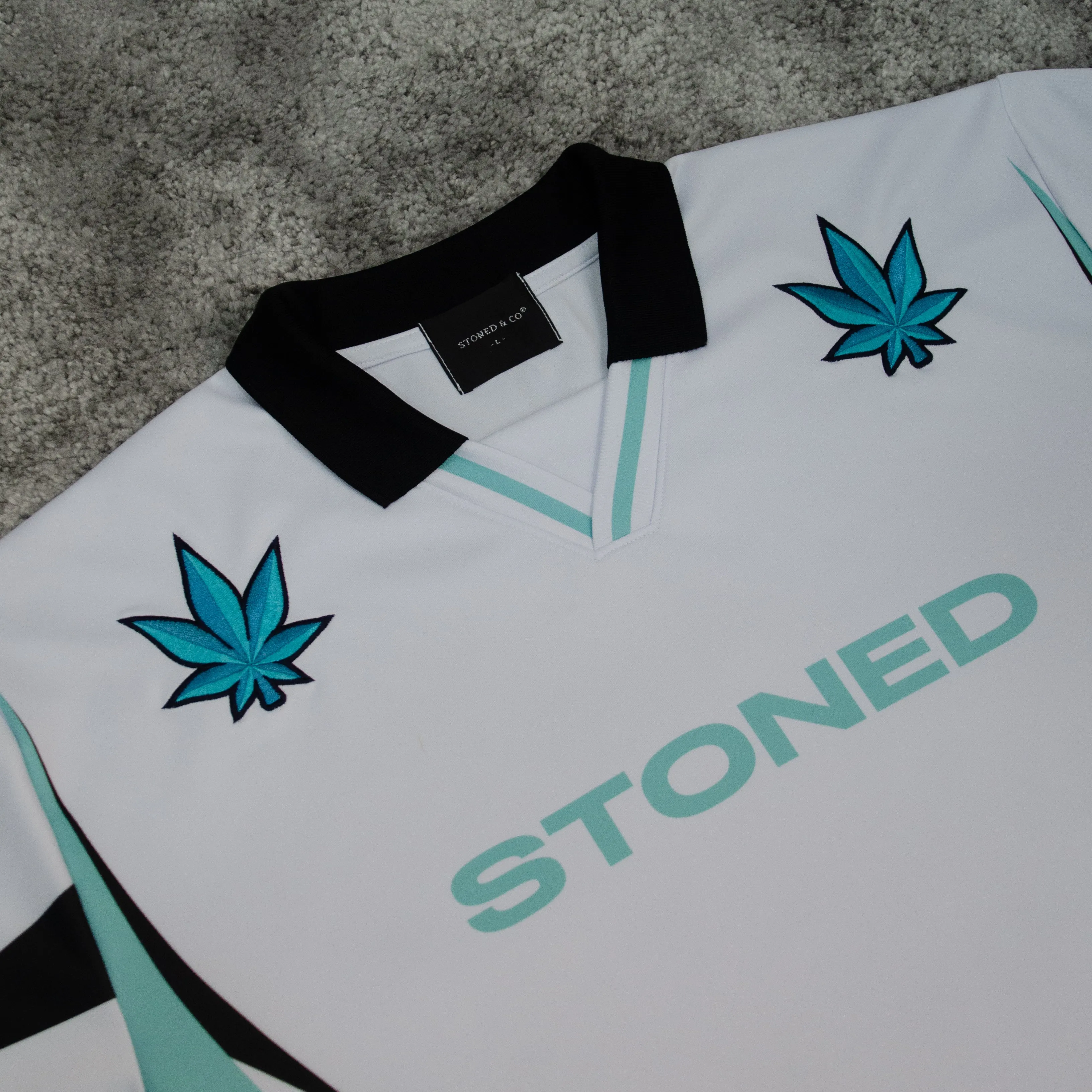 Stoned Classic : Retro UIP Jersey White Tiffany