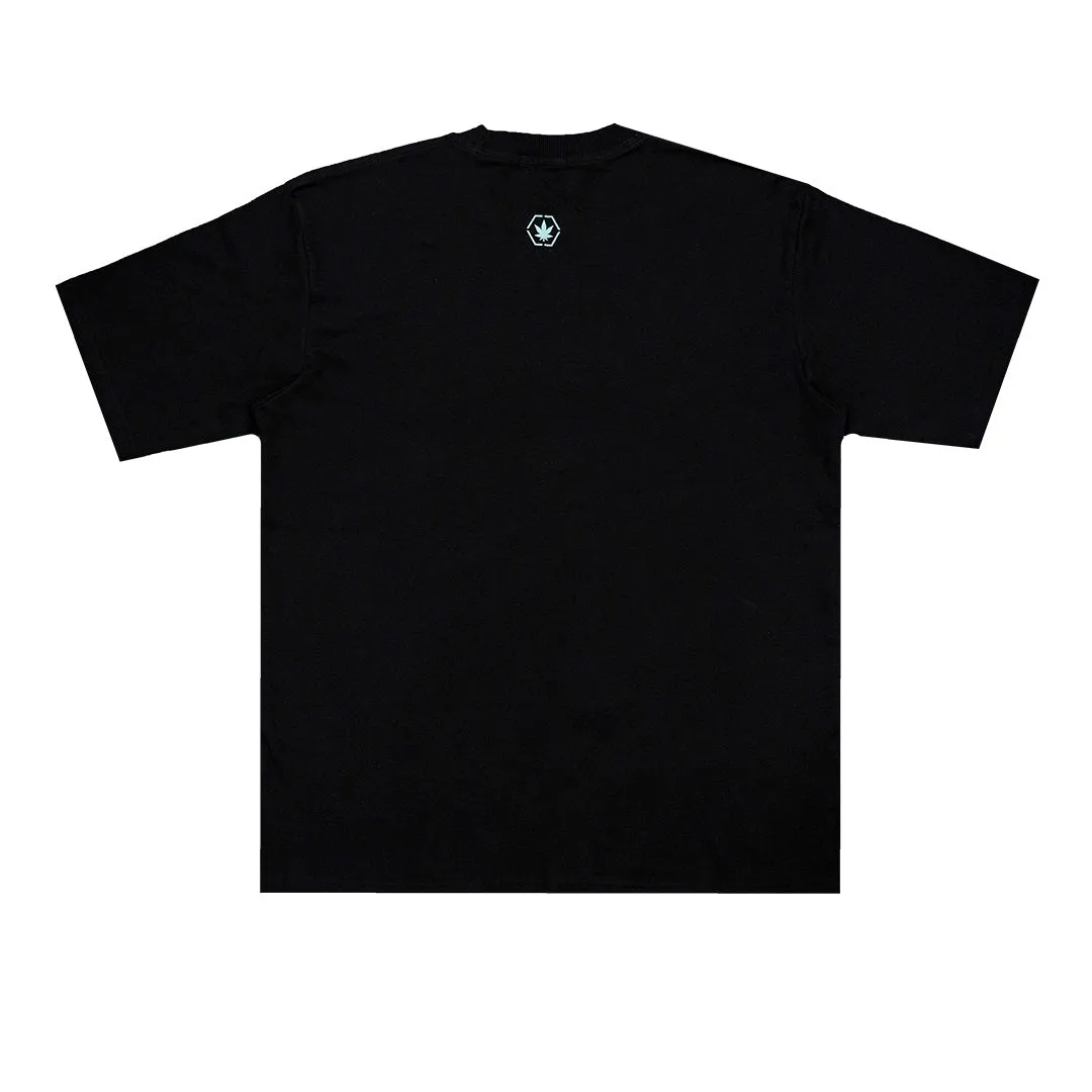 Stoned Retro : Tiffany Varsity Logo Tee Black