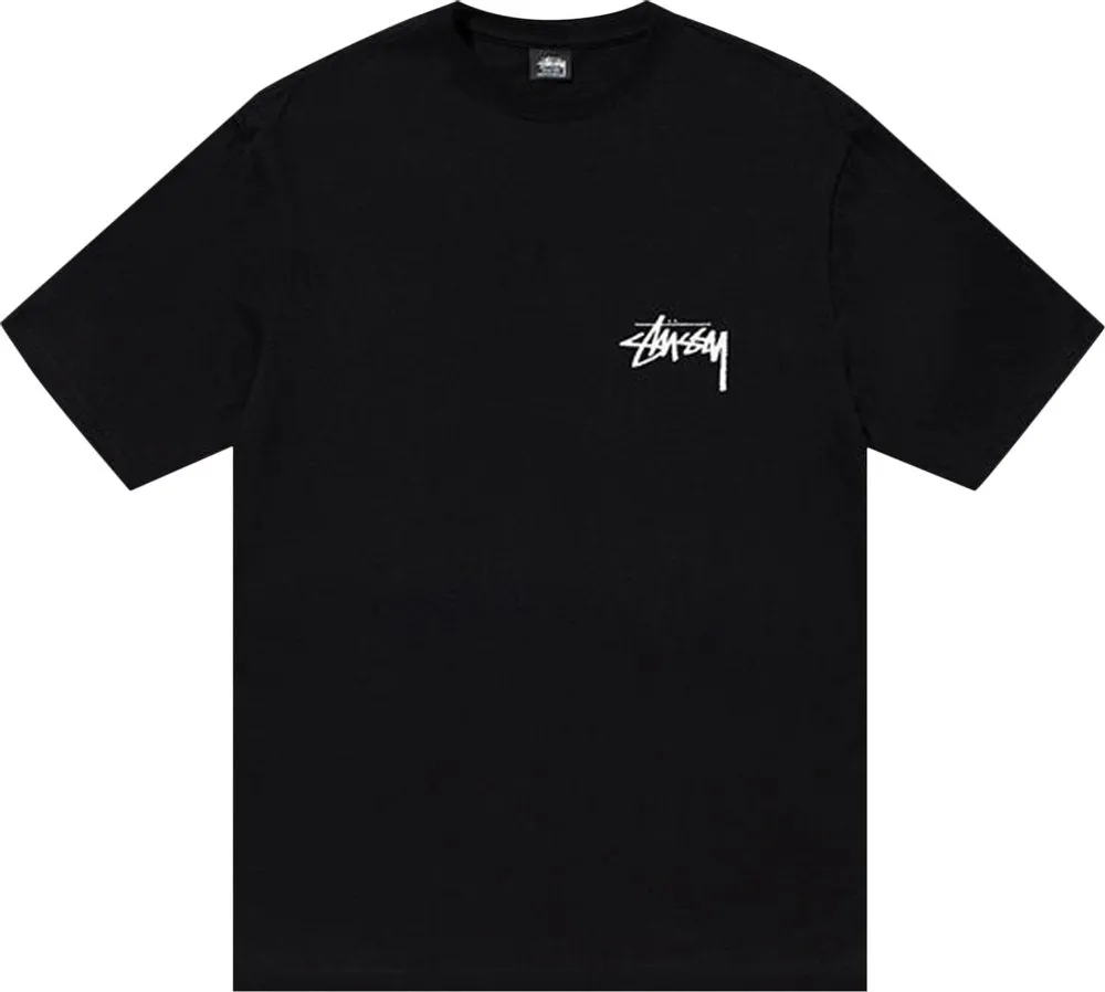 Stussy Plush Tee Black