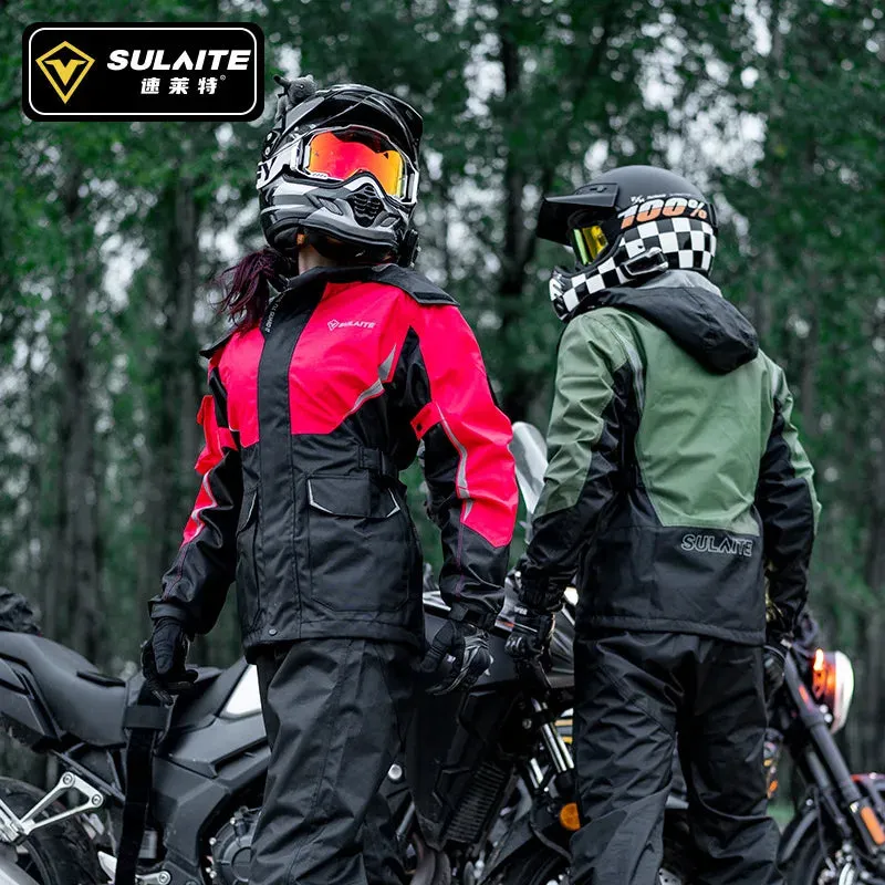 SULAITE Unisex Motorcycle Rain Gear