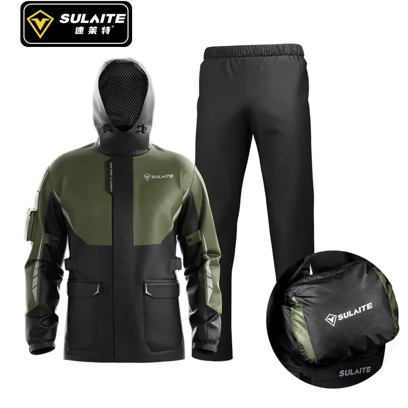 SULAITE Unisex Motorcycle Rain Gear