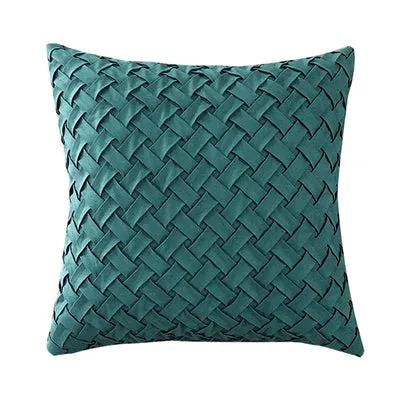 Textured Woven Throw Cushion