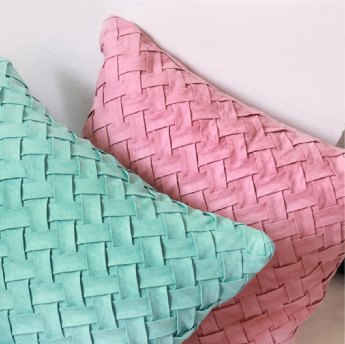 Textured Woven Throw Cushion