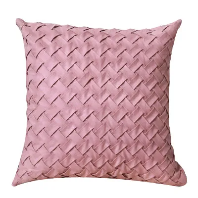 Textured Woven Throw Cushion