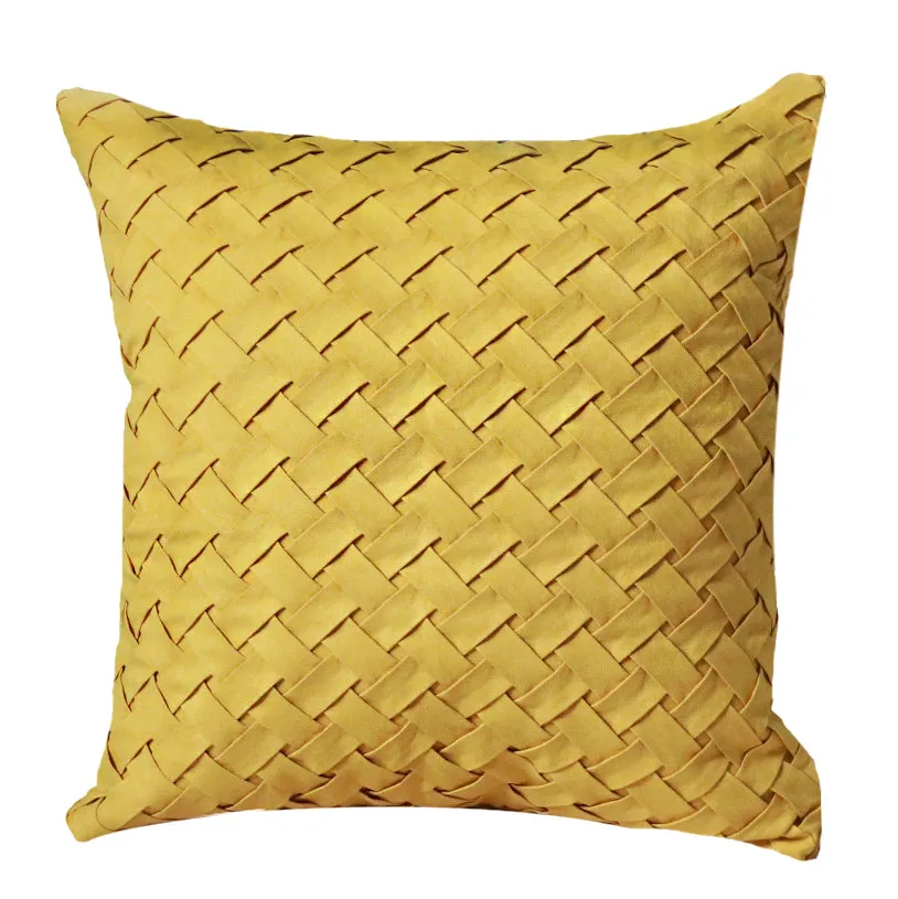 Textured Woven Throw Cushion