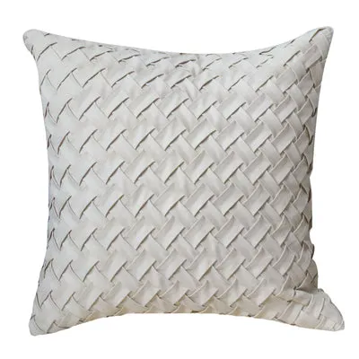 Textured Woven Throw Cushion