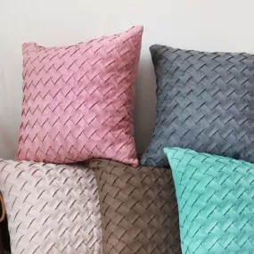 Textured Woven Throw Cushion