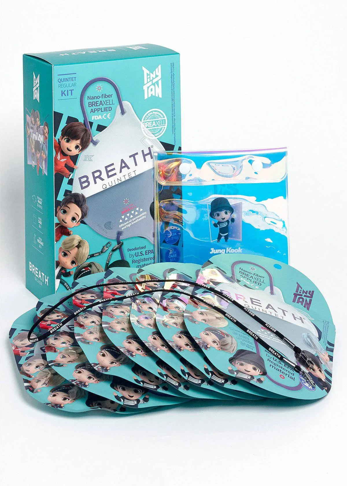 TinyTan Breath Quintet Regular Kit in White