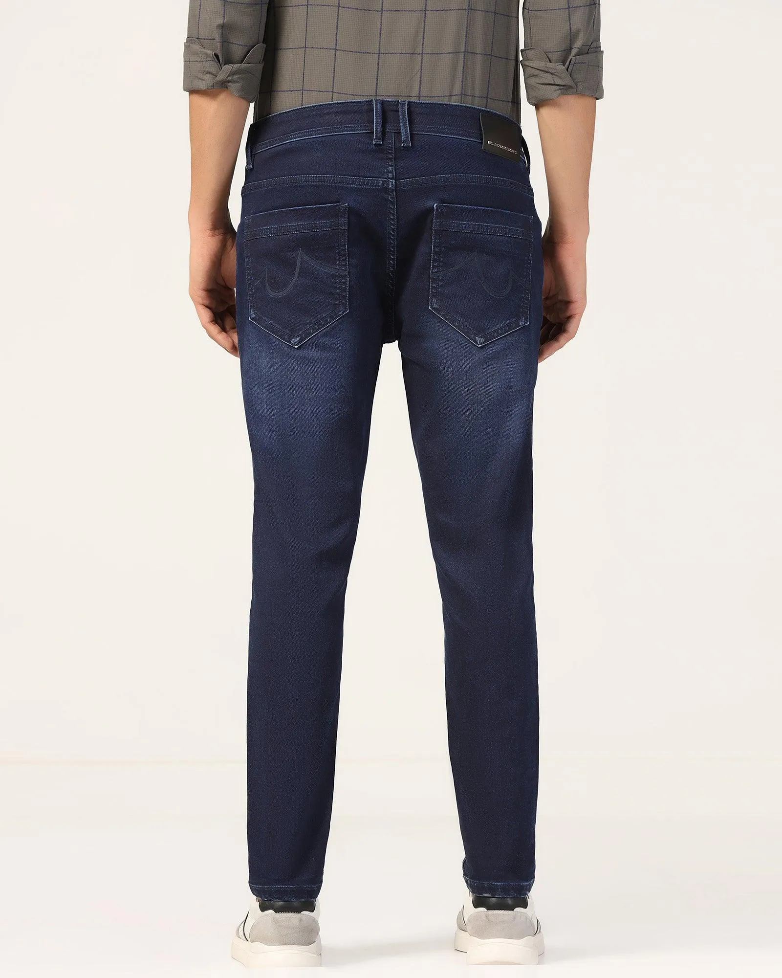 Ultrasoft Skinny Cropped Fiji Fit Indigo Blue Jeans - Morton