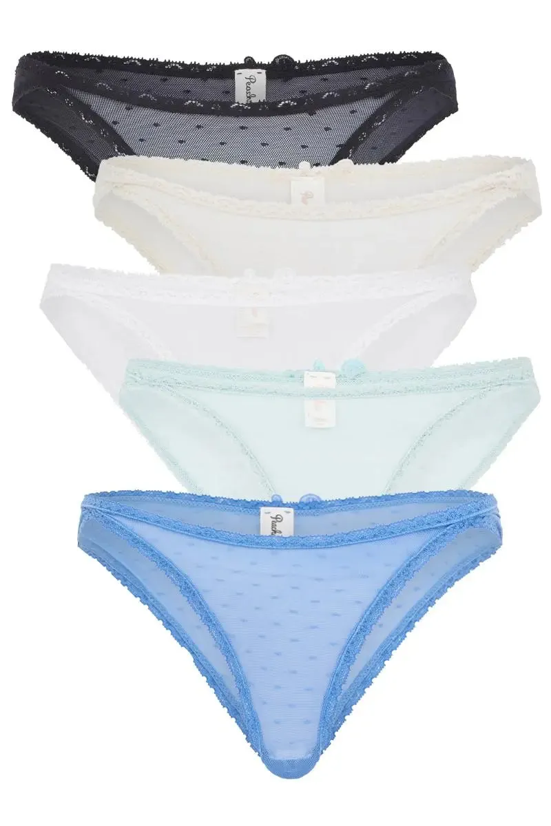 Ume - 5 Pack - White/Green/Blue/Peach/Black