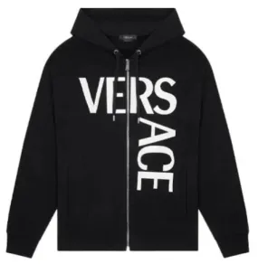 Versace Sweatshirt Felpa Con Scritta Versace Stampata