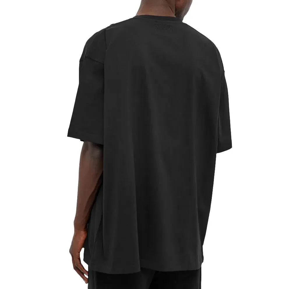 Vetements Black White Logo Label T-Shirt