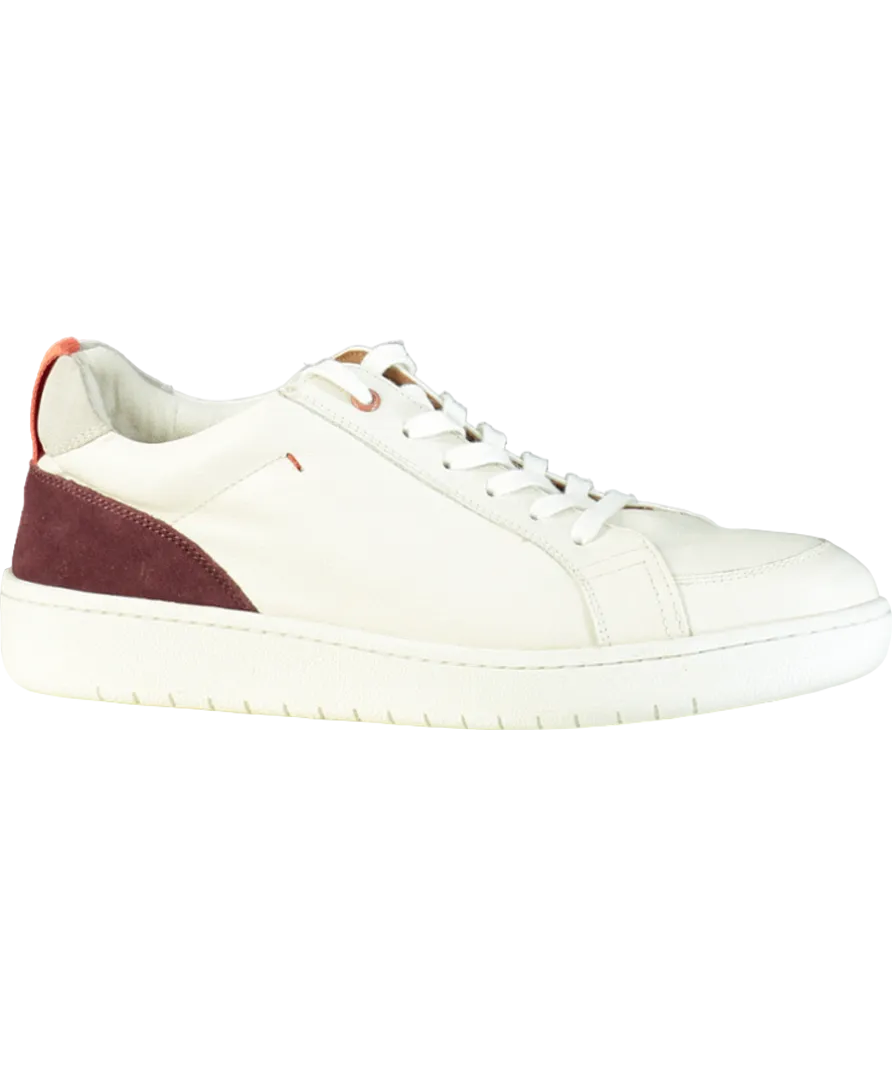 White Stuff White Leather Suede Casual Trainer UK 7 EU 41 👞