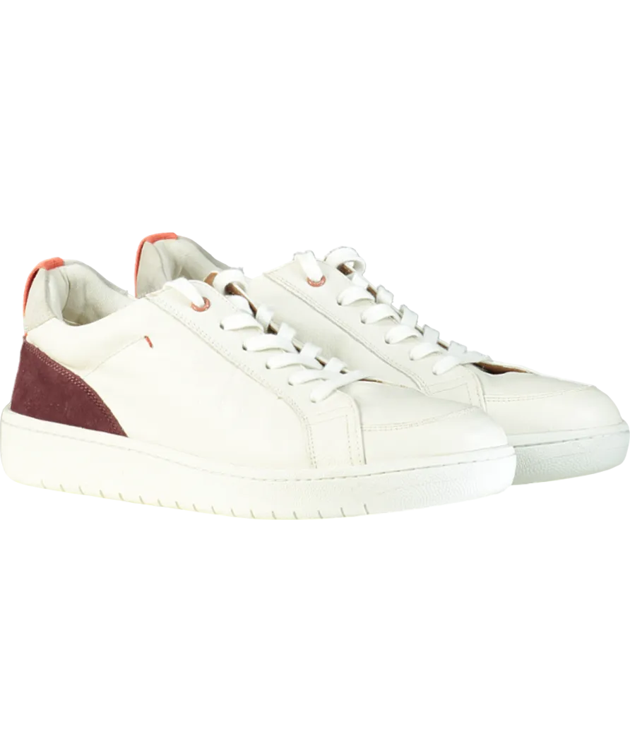 White Stuff White Leather Suede Casual Trainer UK 7 EU 41 👞