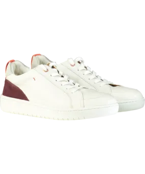 White Stuff White Leather Suede Casual Trainer UK 7 EU 41 👞