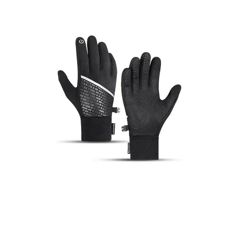 Winter Gloves Warm Touchscreen Full Finger Cycling Gloves Waterproof Sport Gloves Bike Skiing Motorcycle Riding