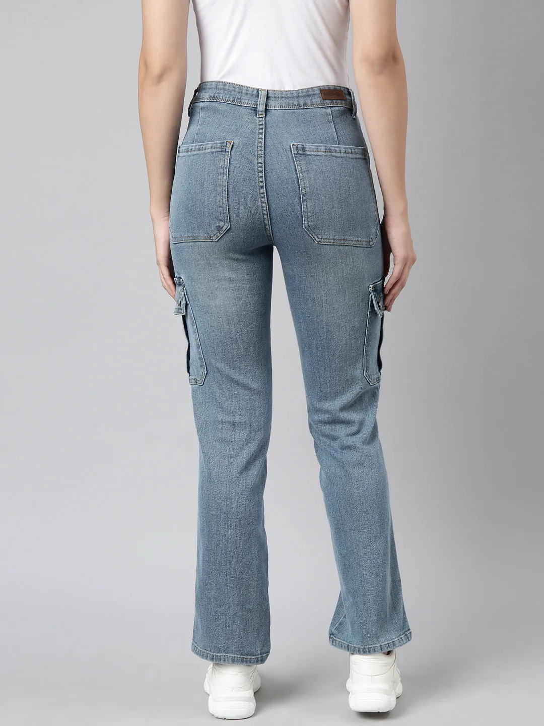 Women Straight Fit Denim Blue Corgo Jean