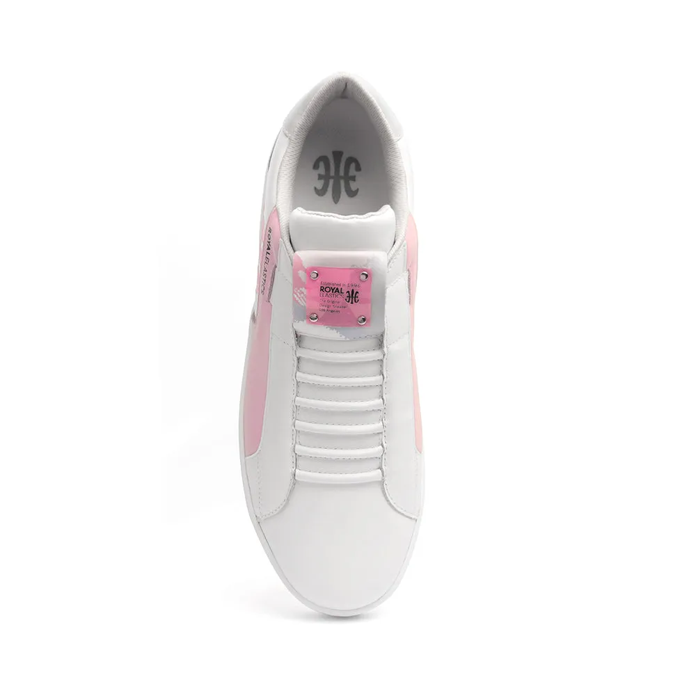 Women's Adelaide Pink Leather Sneakers 92692-016