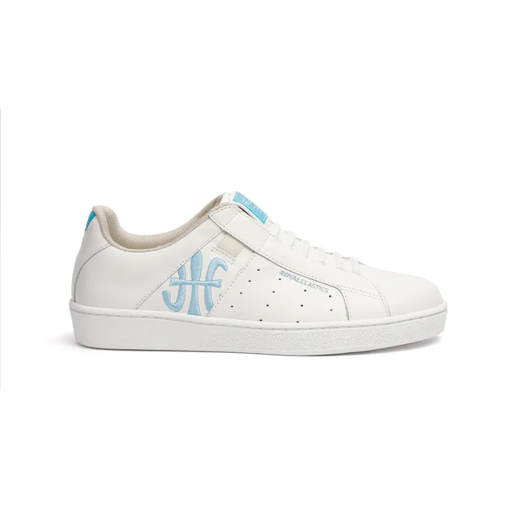 Women's Icon Genesis Bubblegum White Blue Leather Sneakers 91992-500