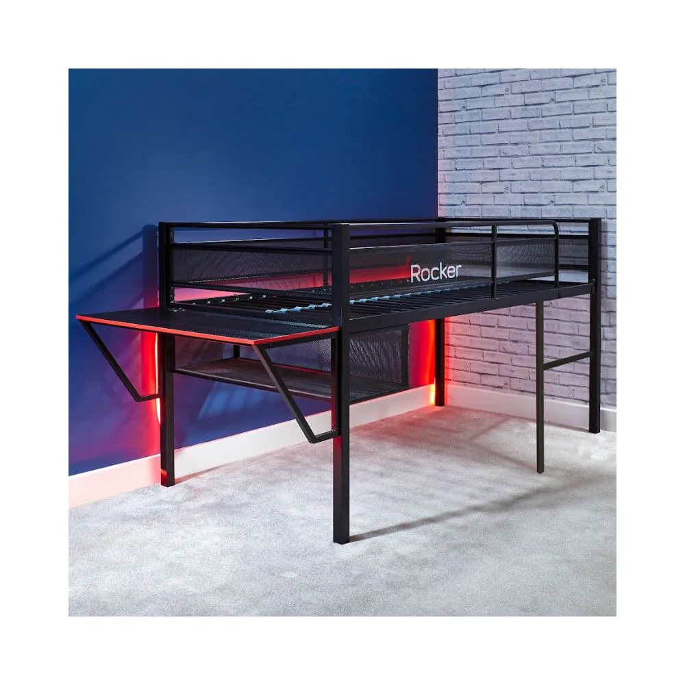 X Rocker Sanctum Mid-Sleeper Gaming Bed & Desk